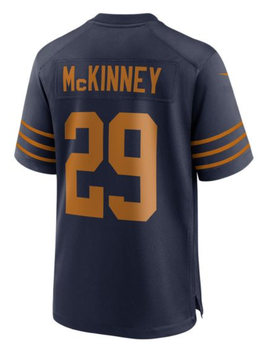 Men 2025 Green Bay Packers 29 McKinney blue Classic Nike game NFL Jersey